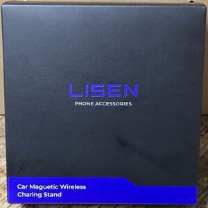 LISEN Magnetic Wireless Car Charger in Silver